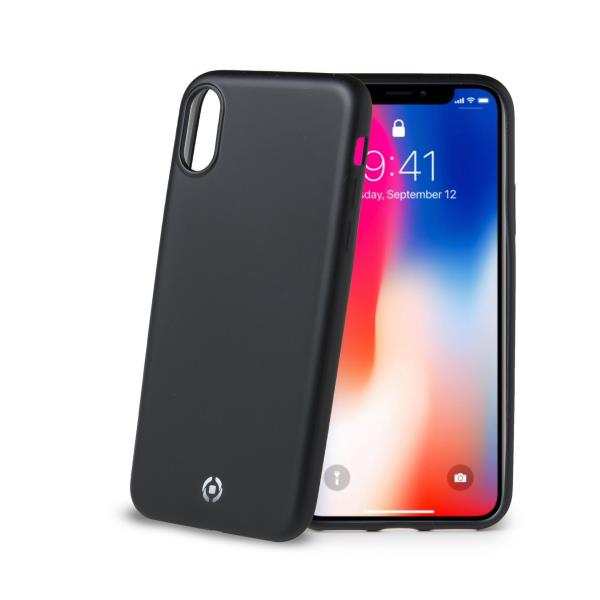 Celly SOFTMATT IPHONE XS/X BLACK